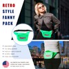 Neon Green Party Fanny Pack, One Size