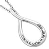 My Daily Styles Shema Blessing Pendant in Hebrew And English