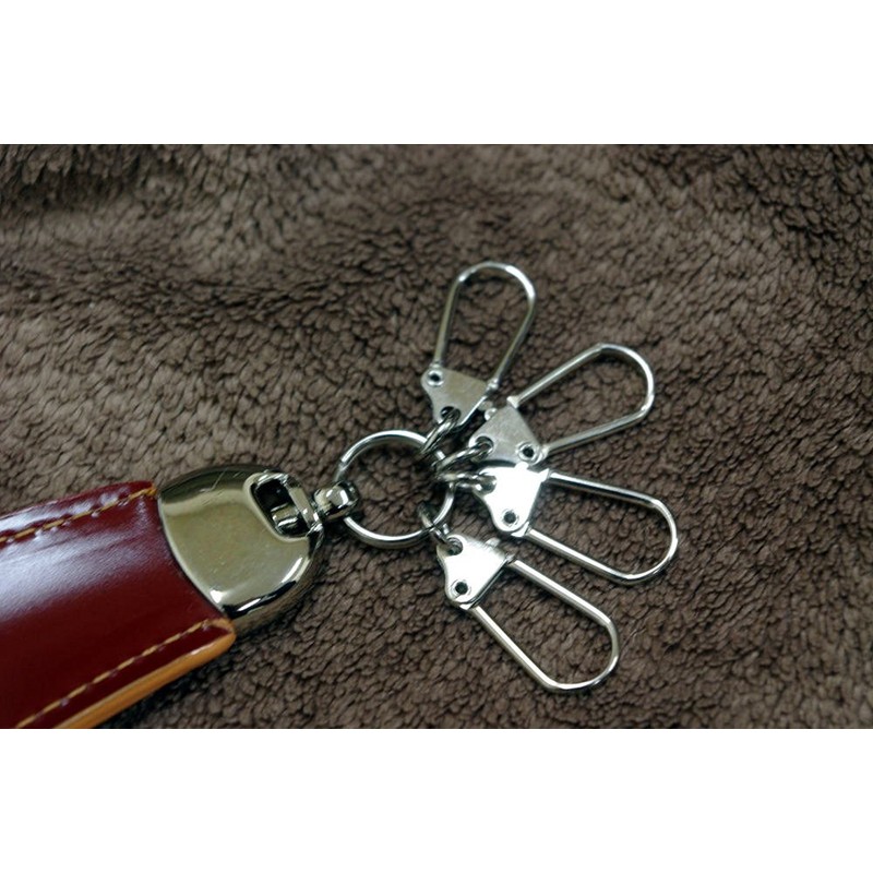 Saint Mode Cordovan Keychain with Shoehorn, green
