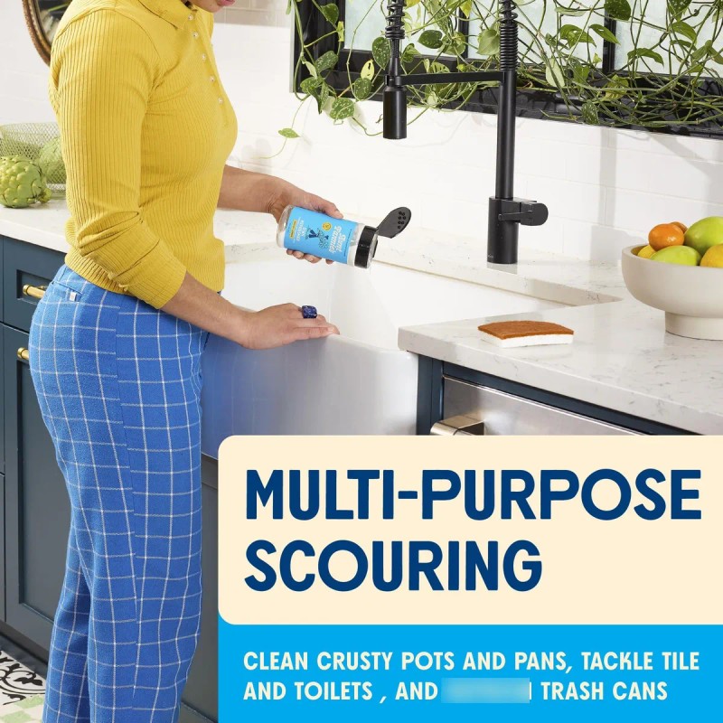 Refrescante De Fregadero Exfoliante Polvo Limón 453 Gramos