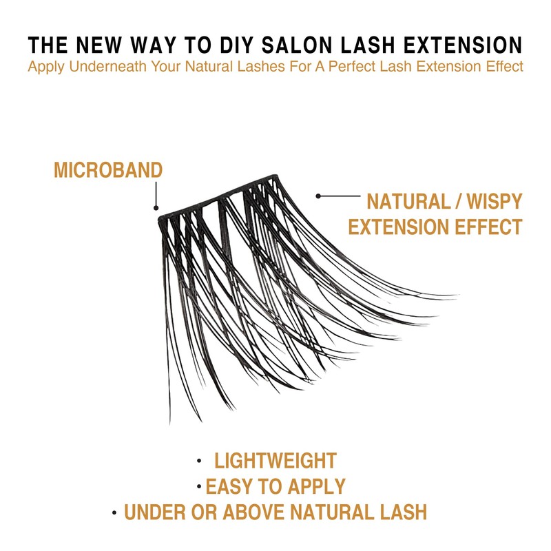 i•ENVY DIY Eyelash Extension Demi Extended - Featherlight Synthetic Reusable