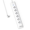 2 Prong Power Strip, WRXDMC 2 Prong to 3 Prong