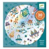 DJECO Intergalactic Stickers Balloons Unisex Children's Multi-Coloured (39265)