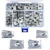 Pack of 100 Sheet Metal Nuts Car, U-Shaped Sheet Nuts,