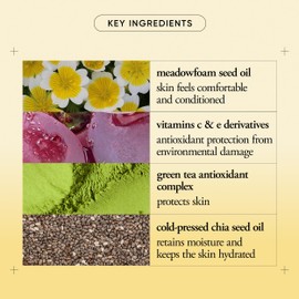 philosophy purity made simple pore ultra-light face moisturizer - with vitamins C & E, green tea, meadowfoam & chia seed oil - nourishing formula delivers 24-hour hydration - 4.7 fl oz