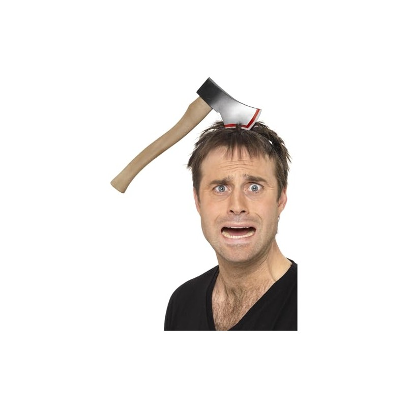 Smiffy's Hatchet Through Head Headband - Adult, One Size