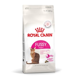 Royal Canin Fussy Exigent | 400g | Complete Food for Discerning Adult Cats | Combination of Flavours and Special Shape of Kibble | High in Protein