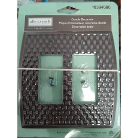Allen Roth Double Decorator Dark Oil Rubbed Bronze 0364686