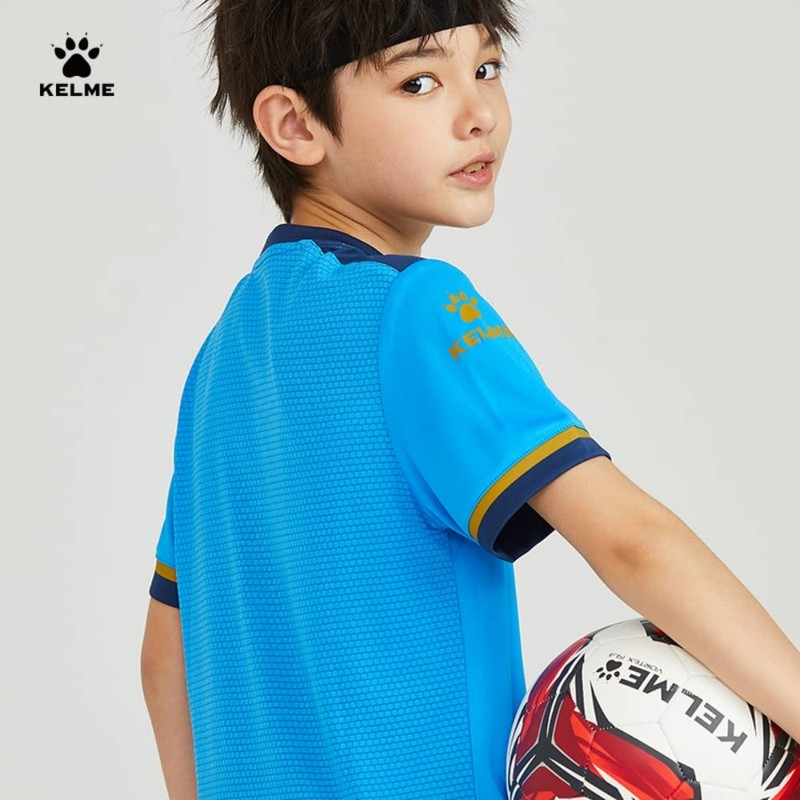 Kelme Junior Soccer Wear, Children's Training Top and Bottom Set,
