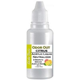 SHEBA NAILS Odor Out Acrylic Liquid Neutralizer 1/2 oz (15ml) Citrus Scent- Minimizes Acrylic Liquid Monomer Odor