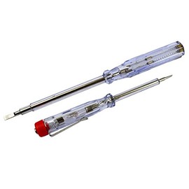 2pc mains electrical tester insulated screwdriver voltage 100V - 250V TE624 by A B Tools