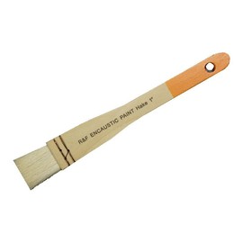 R&F Handmade Paints Hake Encaustic Brush, 1.0-Inch (BHK1)