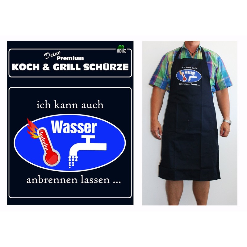teprovo Men's BBQ Apron Cooking Apron Bib Apron Men Gift