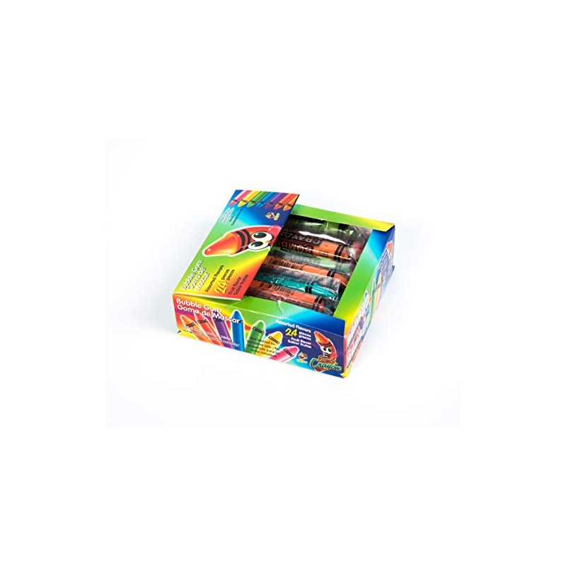 Bombi Crayon Mexican Chewing Gum 24 individually Sealed Packs in