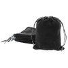 YIEMI Black Velvet Drawstring Pouches, 4.7 x 6 Inch Jewellery