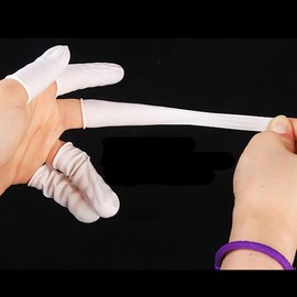 Finger Cots,Approx300 Pcs Latex Finger Cots Finger Protectors,Medium Finger Protector,High Elastic Anti Static Protect Sleeves for Fingertips Protective for FingerHandmade, Art Electronic Repair,Industrial Apply