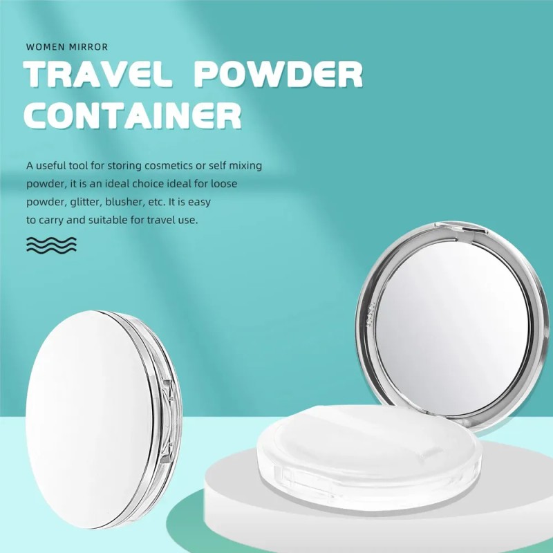 Base De Maquillaje En Polvo Suelta De Plástico Vacía, 2