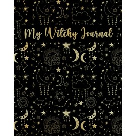 My Witchy Journal: lined and blank pages Witch Journal with cute doodles, which makes a great gift for Wiccans, Witches.