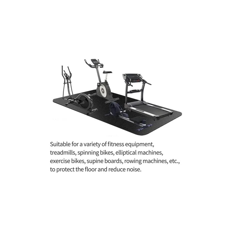 Alfombrilla Para Caminadora Y Bicicleta Elíptica Plegable
