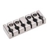 6 String Lock with Screws Metal Headless Guitar Bridge String