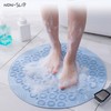 Non-Slip Shower Brush Foot Mat Foot Mat (Blue) 2ea