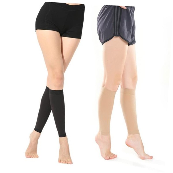 NOLITOY Vein Elastic Compression Socks 1 Pair Secondary Pressure Mid-tube