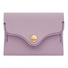 Fossil Heritage Leather Credit Card Holder 10cm, lavender, Elegant