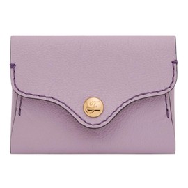 Fossil Heritage Leather Credit Card Holder 10cm, lavender, Elegant