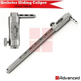 Medentra Dental Krekeler Sliding Caliper Bone Gauge Wax Modelling Crown Measuring