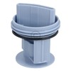 Lint sieve insert for Askoll drain pump such as Bosch