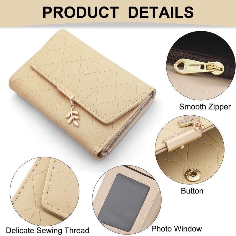 REETEE Women's Purse Made of Soft Vegan Leather Small Purse