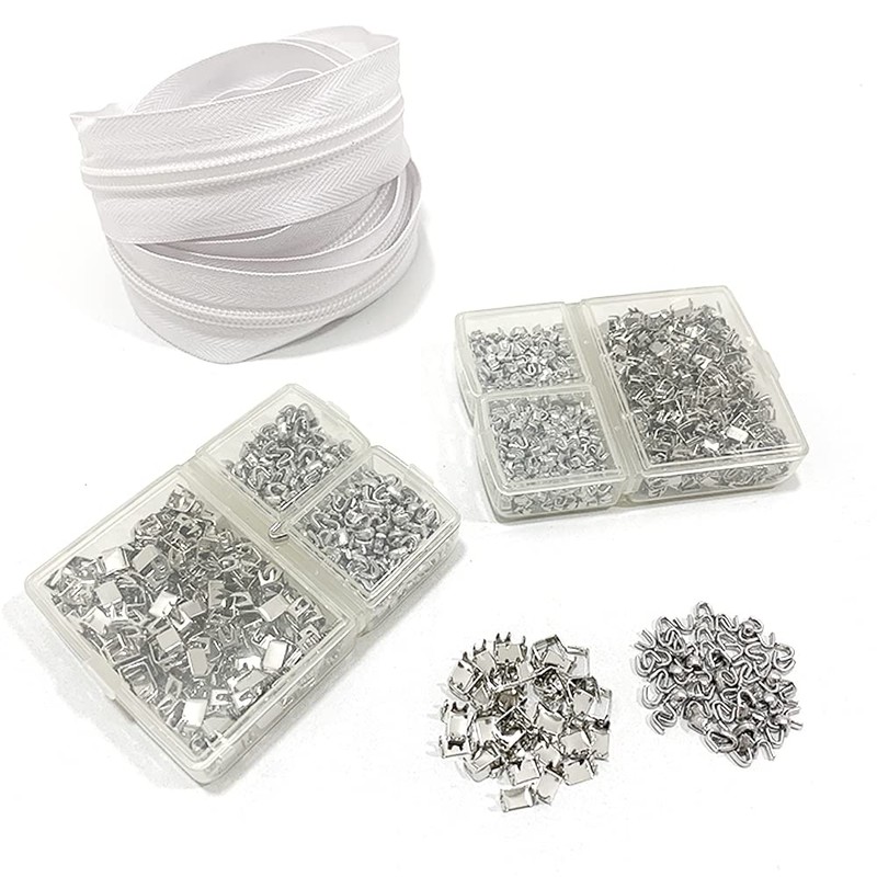 Pack of 1,200 #3 Zipper Stoppers (Bottom 400 Pieces +