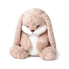 Magic Lion 19.6 inch Bunny Stuffed Animals, Soft & Cute Rabbit Plush Toys, Grumpy Bunny Plush, Rabbit Stuffed Animal, Perfect for a Gift (Brown)