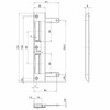 BKS S2820069 Door Frame Angle Strike Plate Round Faceplate 170