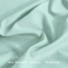 Horbaunal 2 Pack Microfiber Pillowcases King Size Mint Green Bed