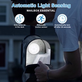 2-Pack Motion-Sensitive Mailbox LED Light - Portable, Universal Magnetic Interior LED Light with Motion Sensor for Mailbox Illumination - Enhances Nighttime Visibility