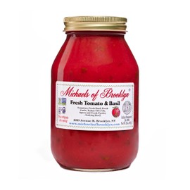 Michaels of Brooklyn Pasta Sauce, Fresh Tomato & Basil, 32 oz