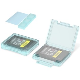 6 PCS Clear Memory Card Holder Case for CFA CFexpress Type-A Cards with Labels, Transparent Card Case Storage Organizer for Sony A7RV A7SIII A7IV A7R5 A1 A9M3 FX3 FX6 FX30 FR7