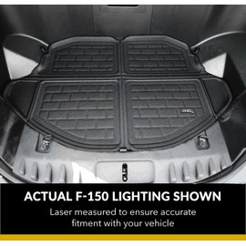3D MAXpider Custom Fit Kagu Front Trunk (Black) Compatible with Ford F-150 Lightning 2022-2024 - Cargo Liner