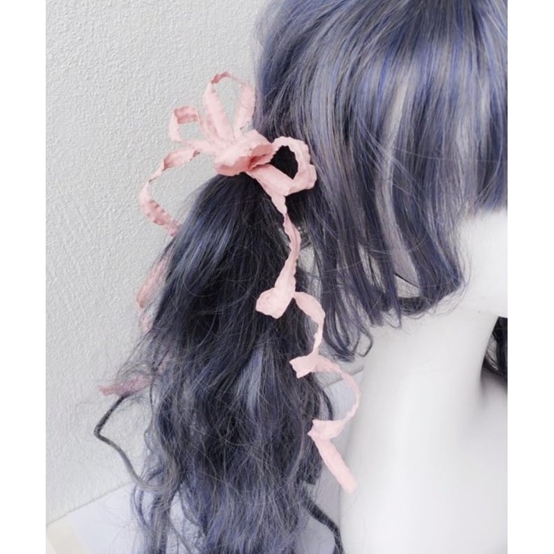 Kyu Ribon Wired Free Molded Ribbon Set Barrette Hair Clip