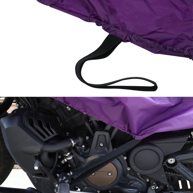 X AUTOHAUX L Motorcycle Cover Lightweight Half Cover Outdoor Protector
