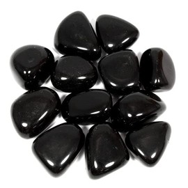 Pachamama Essentials Pachamama Essentials Black Obsidian Tumbled - Healing Stone - Crystal Healing Rock 20-25mm (5)