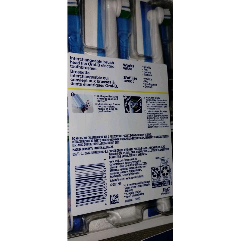 Oral-B (4) Oral-B Precision Clean Replacement Brush Heads 5 Count