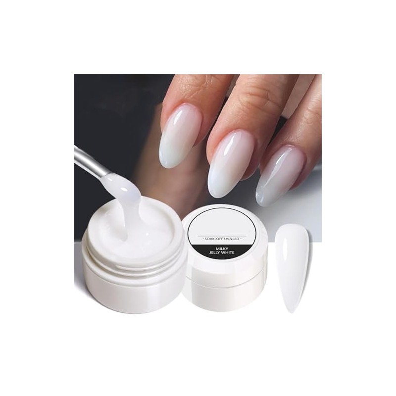 6 en 1 Kit Gel de Uñas Constructor, Gel para