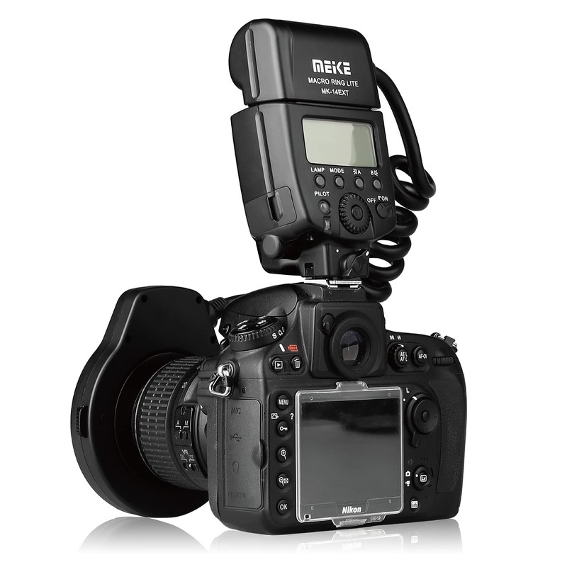 Meike MK-14EXT-N I-TTL Macro Ring Lite Flash with LED AF