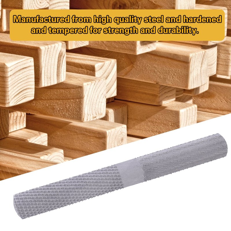 Steel Flat Rasp, 4 in 1 8inch/200mm Steel Flat Rasp