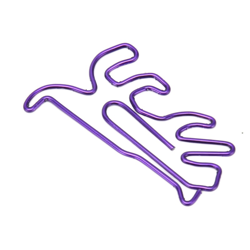 100Pcs Cute Paper Clips Animal Style Exquisite Bright Electroplated Anti