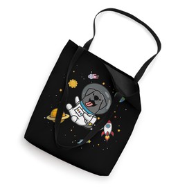 Funny Cartoon Kawaii Kids Boys Girls Space Black Lab Lover Tote Bag