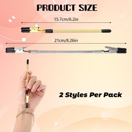 2 Pcs Bracelet Helper Tool Portable Bracelet Assistance Tool Release Fastening Helper for Necklace Wearing Aid Assistance Tool with Hook for Watch Clasps Zippers Crafts Adjustment