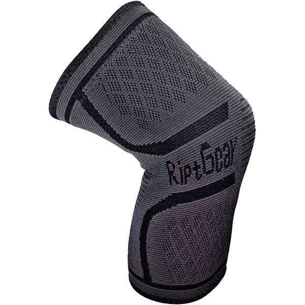 RiptGear Knee Compression Sleeve - Knee Brace for Working Out - Non-Slip Knee Support for Men and Women - Compression for Runners Knee, Arthritis, Running, Knee Pain